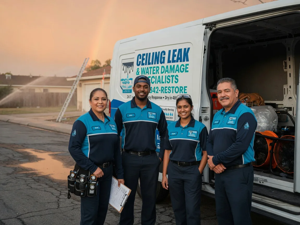 Ceiling Leak Cleanup company in Emily, MN